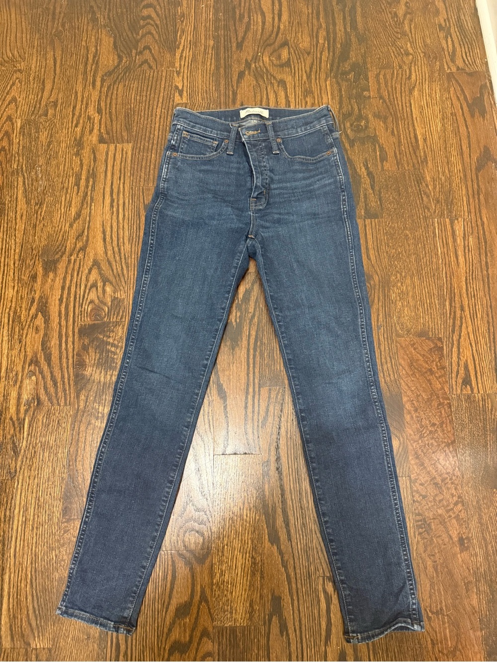 Madewell High-Rise (10”) Women's Dark Blue Skinny Jeans